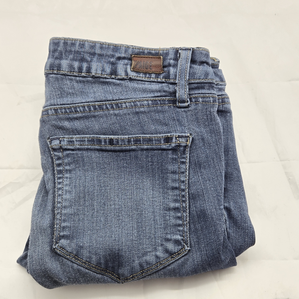 PAIGE Blue Ankle Jeans